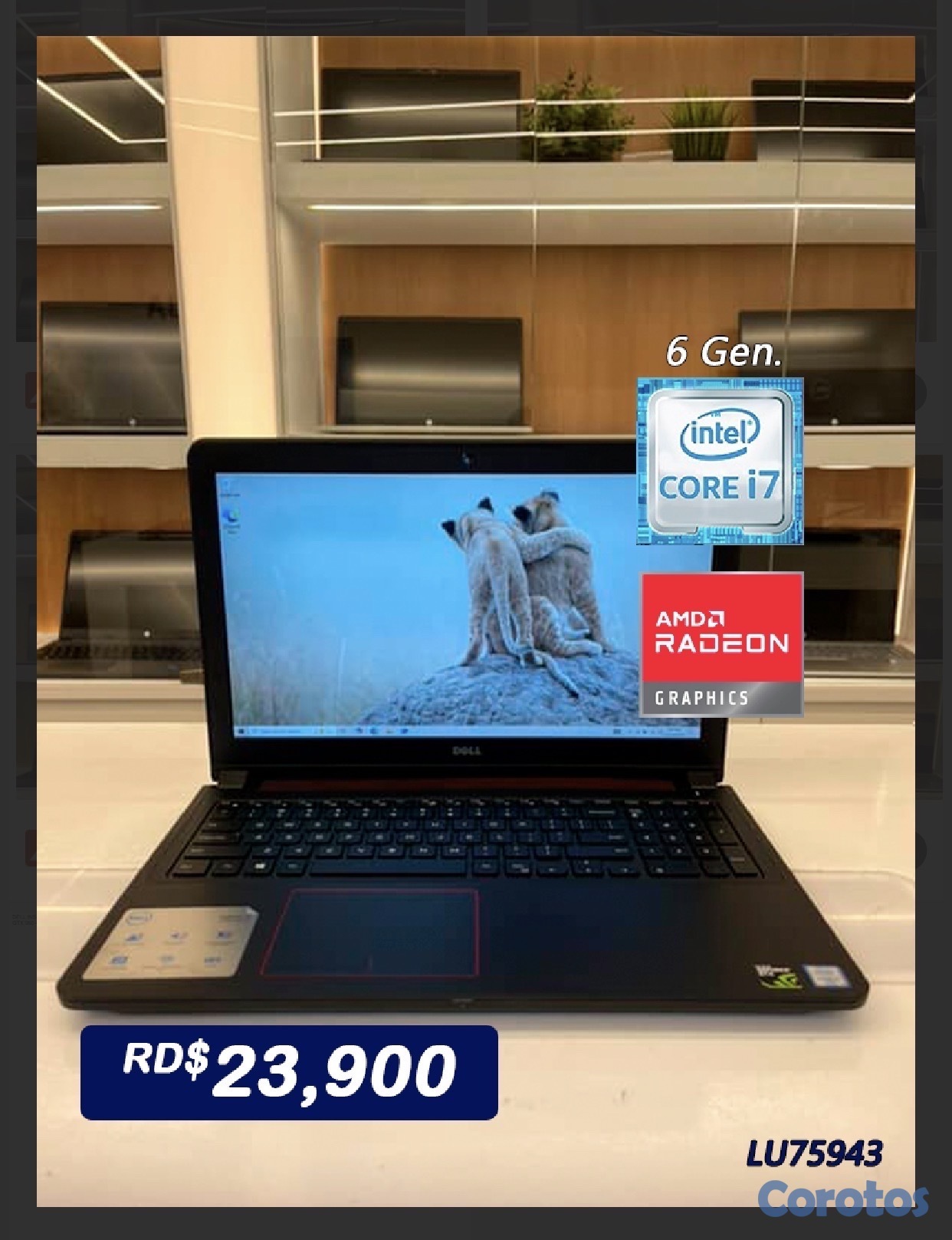 computadoras y laptops - DELL INSPIRON 15. 4