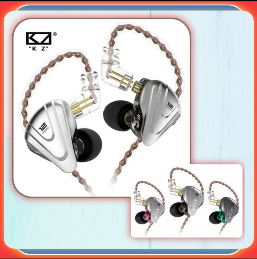 accesorios para electronica - Auricular profesional KZ ZSX  in-ears monitor de música.