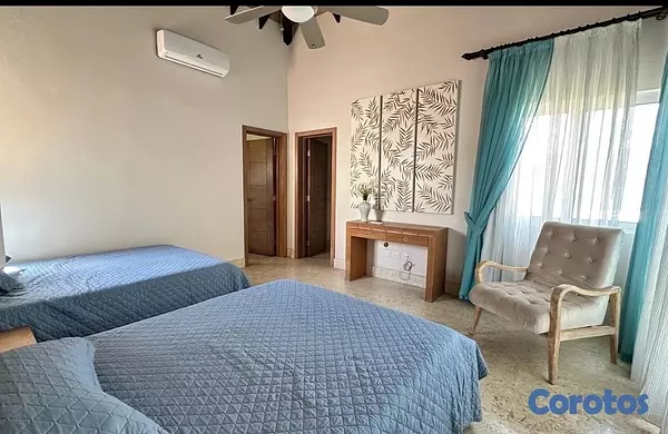 casas vacacionales y villas - Villa de lujo amueblada en alquiler en Punta Cana 10