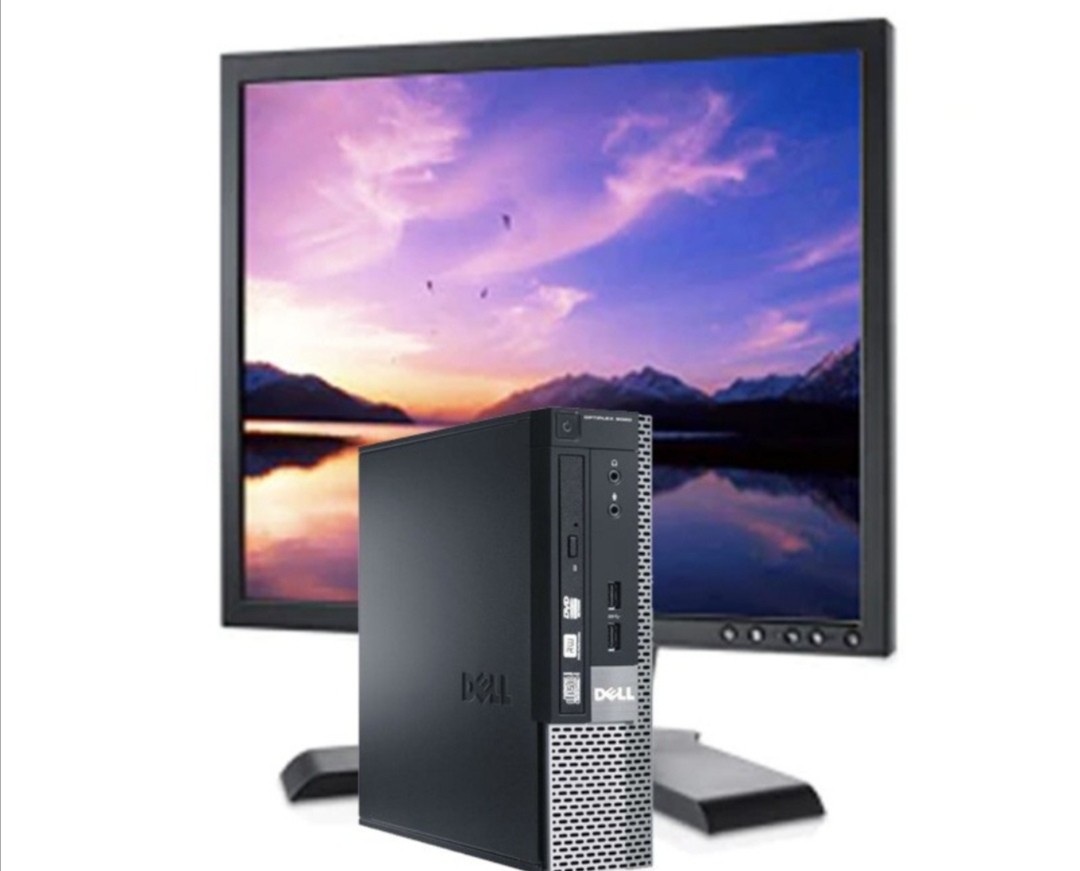 computadoras y laptops - Computadora marca Dell modelo 9020 I5 con su monitor.
 0