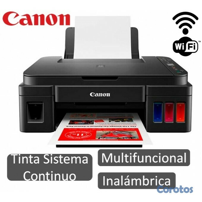 impresoras y scanners - TOTALMENTE NUEVA CANON G3110 CON BOTELLA DE TINTA ,WI-FI 2
