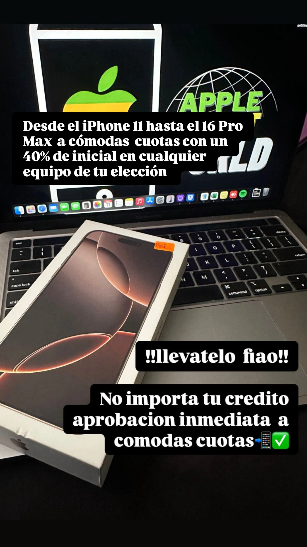 celulares y tabletas - iPhone desde 11 al 16 - Fiao no importa tu crédito