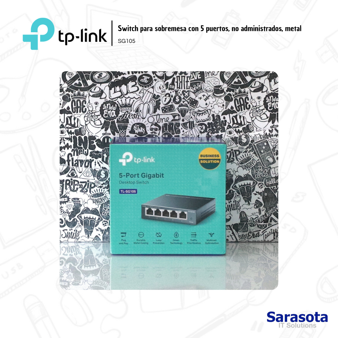 accesorios para electronica -  Tp-Link Switch Gigabit 5 puertos SG105 1