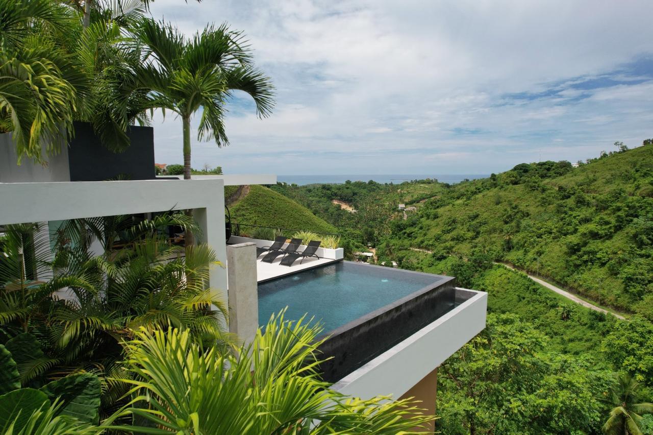 casas vacacionales y villas - HERMOSA VILLA CON PISCINA VISTA AL MAR