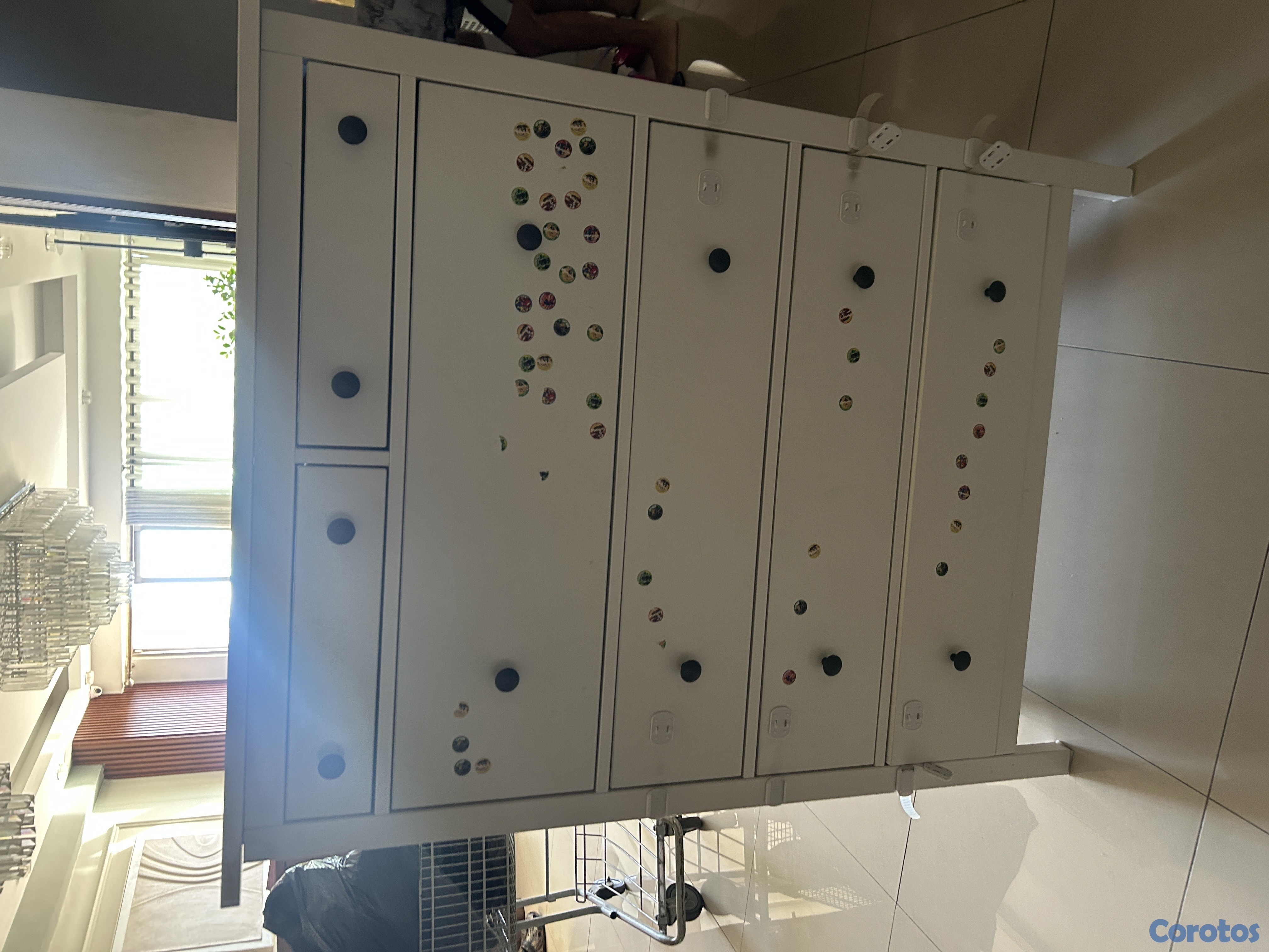 muebles y colchones - Gavetero blanco  1