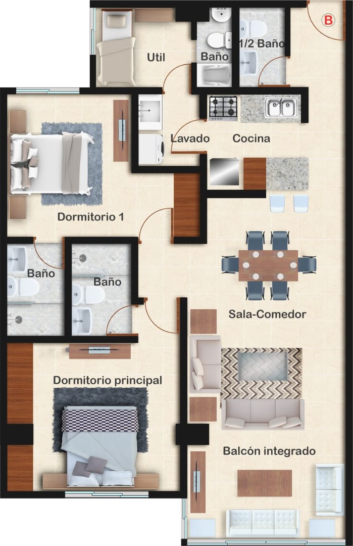 apartamentos - Proyecto de apartamentos en Bella Vista 5