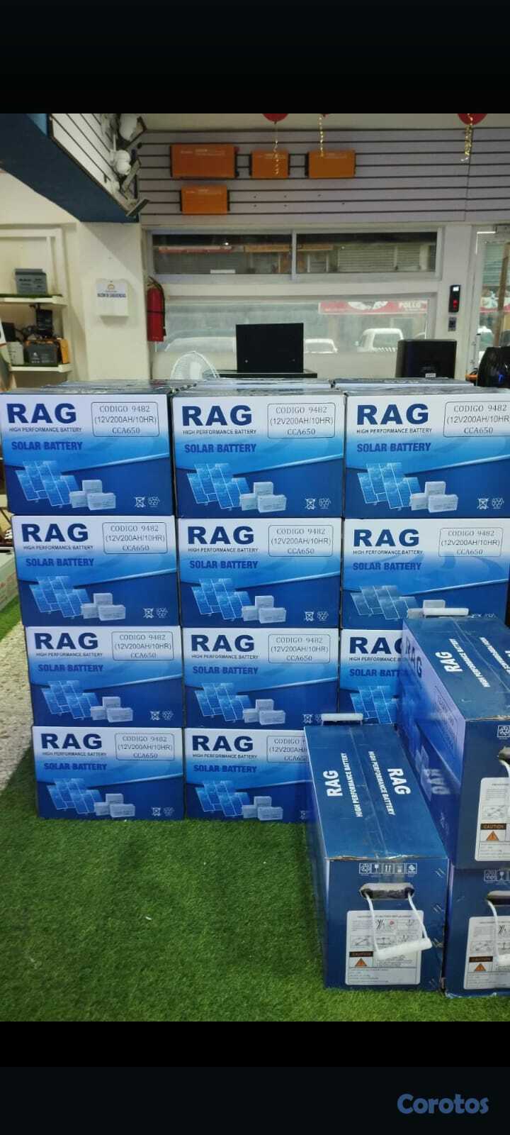 plantas e inversores - Baterías RAG 2 volt / 200 AH DISPONIBLE 