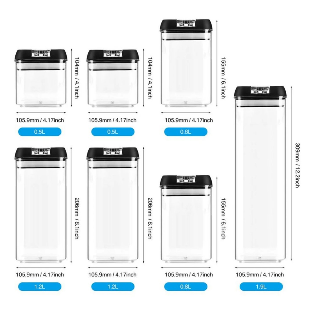 cocina - CONTENEDOR DE ALIMENTOS 7 PIEZAS 4