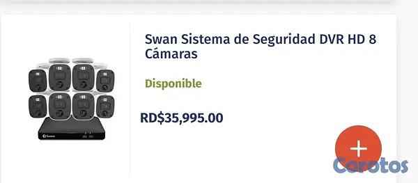 camaras y audio -  Sistema de seguridad HD   de 8 cámaras  1 080 P  4