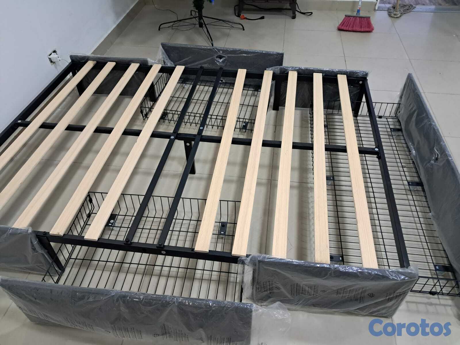 muebles y colchones - Base de cama sin espaldar Queen y full 2