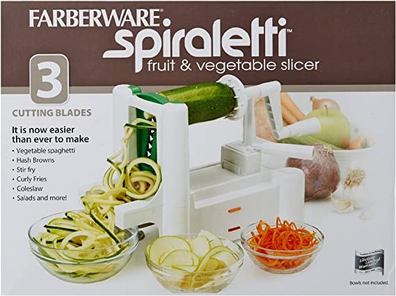 cocina - Spiraletti FABERWARE Rebanar Triturar y Rizar Cortador de vegetales y frutas 2