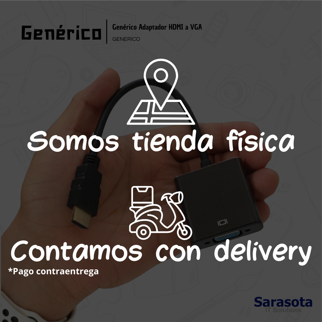 accesorios para electronica - Adaptador HDMI a VGA 1