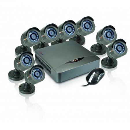 Kit de seguridad Nexxt NVR de 8 canales + 4 Cámaras 720p POE