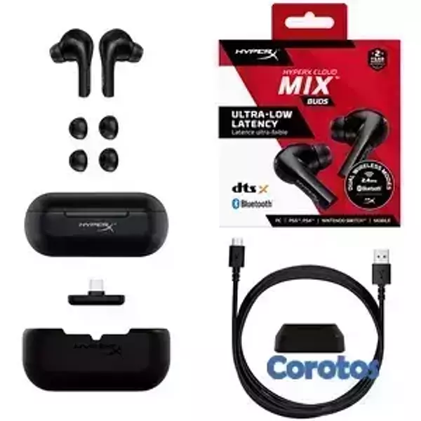 consolas y videojuegos - HyperX Cloud Mix Buds - True Wireless Earbuds 8