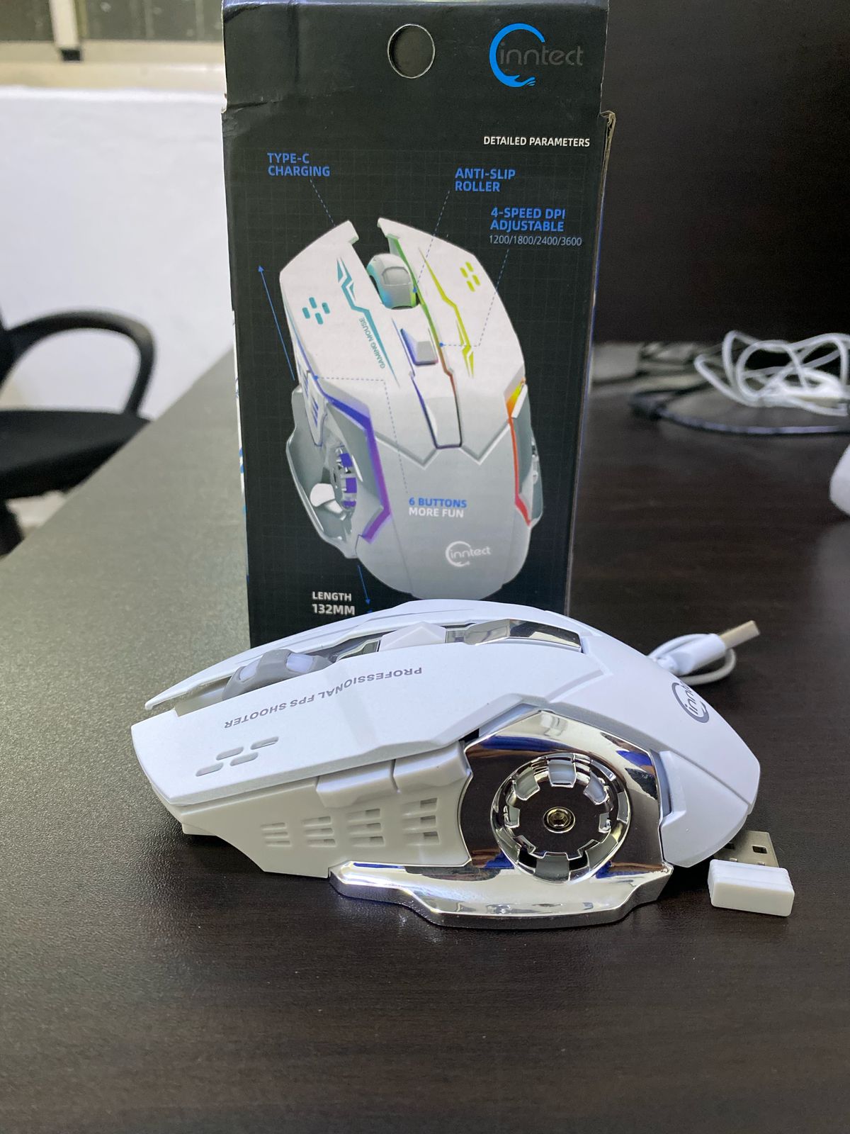 computadoras y laptops - MOUSE GAMING RECARGABLE RGB 1