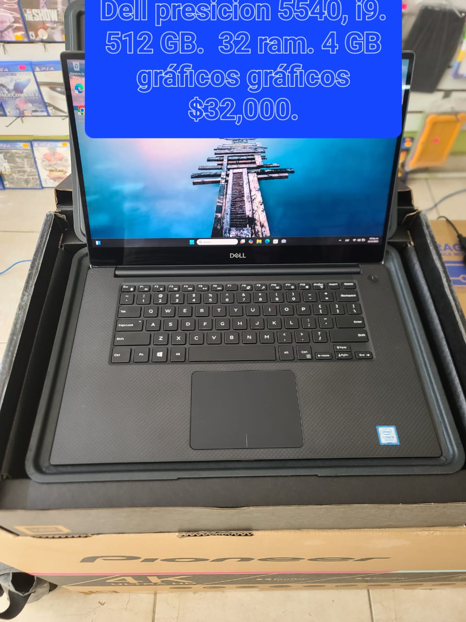 computadoras y laptops - Dell Presicion 5540 i9. 9vna. generacion. 512 GB. 4