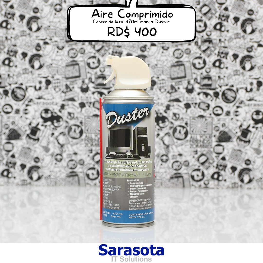 accesorios para electronica - Aire Comprimido Contenido lata 470ml marca Duster
