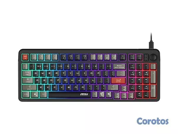 computadoras y laptops - TECLADO MSI FORGE GK110 US, GAMING, SWITCHES MENBR 2