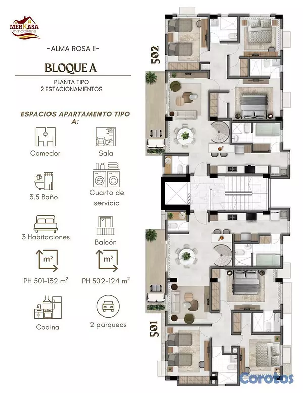 apartamentos - COMODOS Y AMPLIOS APARTAMENTOS  8