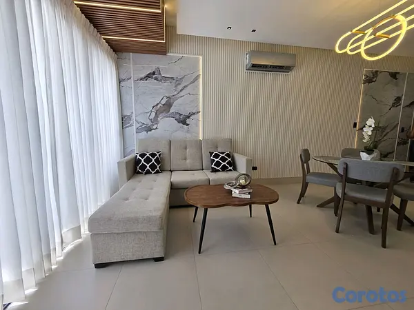 apartamentos - Apartamento en alquiler amueblado, Evaristo Morales! 7