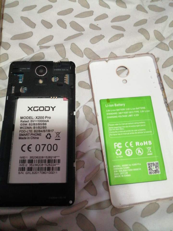 celulares y tabletas - Samsung galaxy s5 y xgody x200 pro 3
