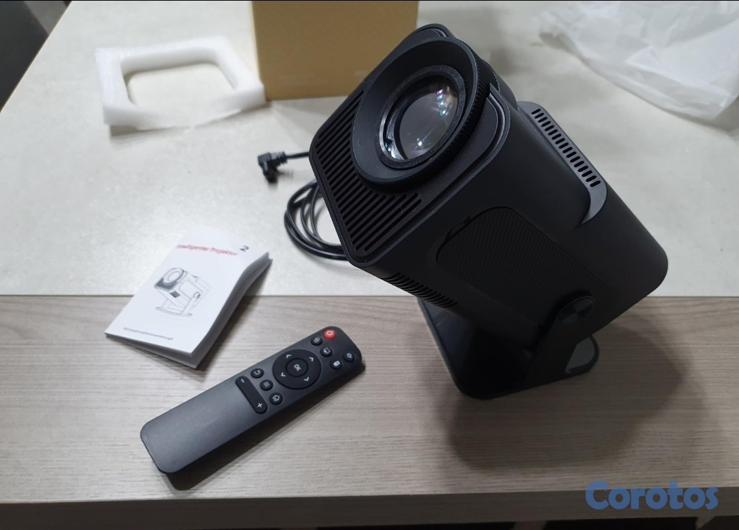 camaras y audio - Proyector Inteligente 4K con Android TV, WiFi 6 y Bluetooth, tu cine en casa.✨️ 7