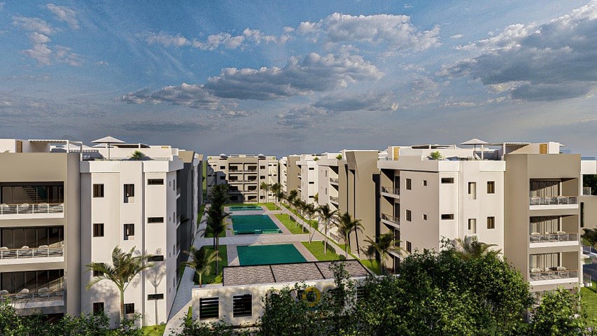 apartamentos - Proyecto en venta Punta Cana #23-75 dos dormitorios, estudio, ascensor, áreas S
 6