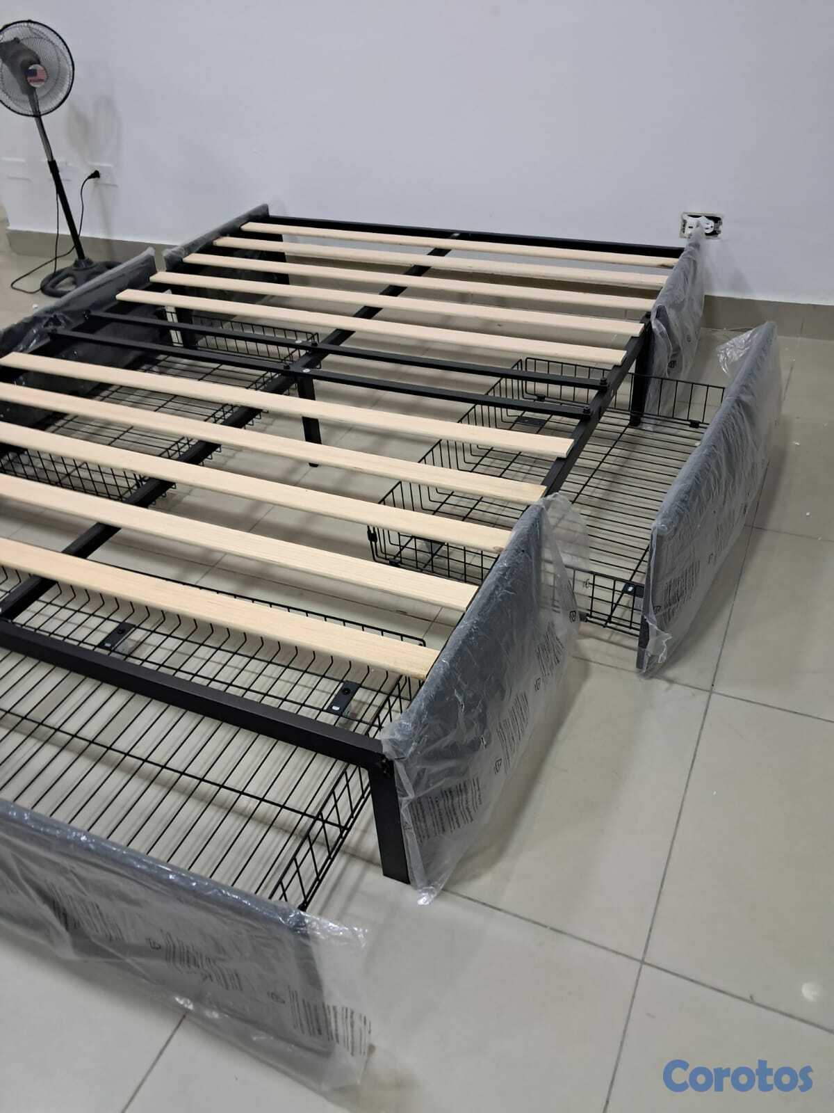 muebles y colchones - Base de cama sin espaldar Queen y full 3