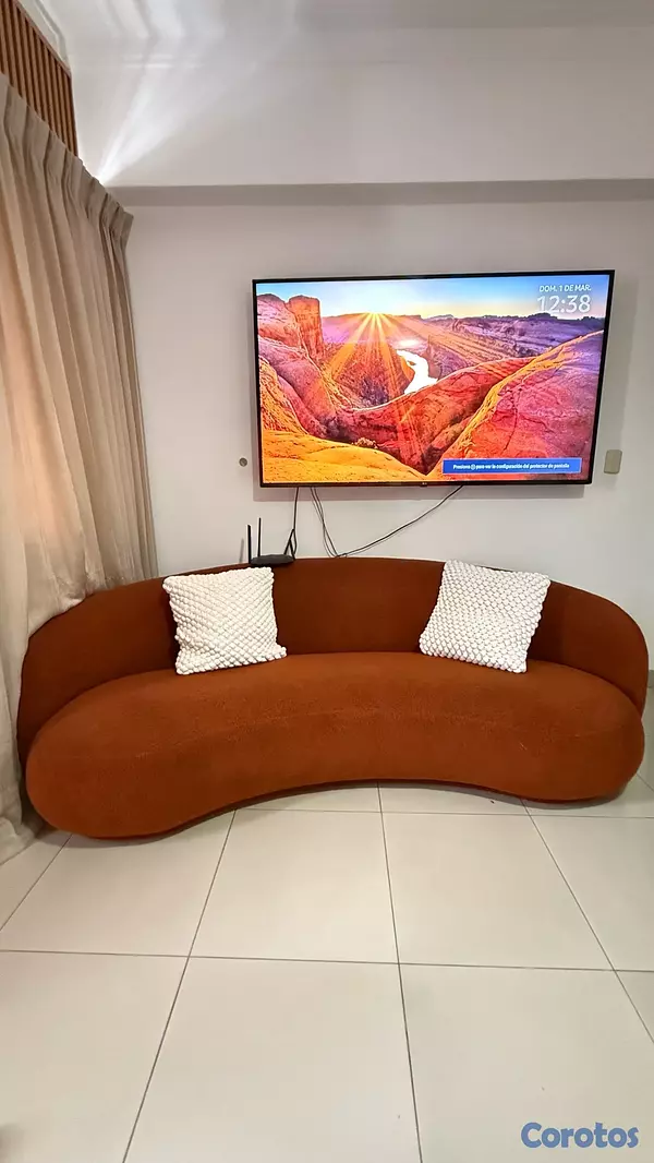 muebles y colchones - sofa de 3 personas   3