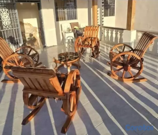 herramientas, jardines y exterior - Mesedora moderna para patio, terraza o galeria  1
