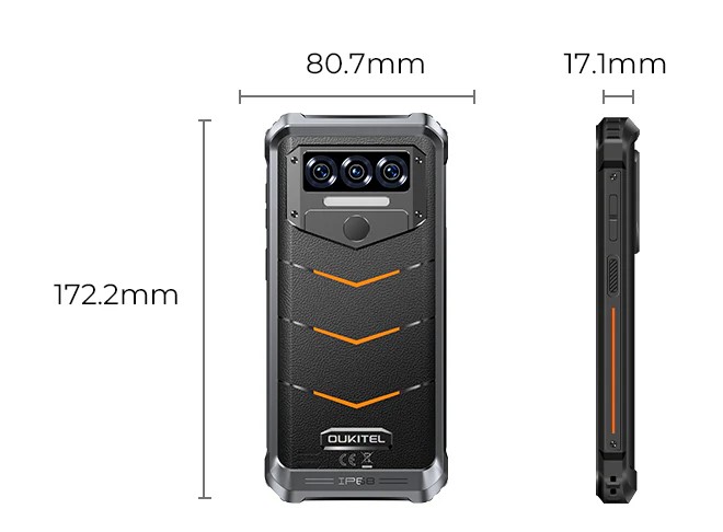 celulares y tabletas - TELEFONO OUKITEL WP38 256 + 12 1
