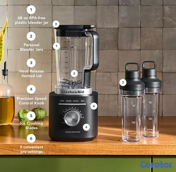 otros electronicos - KitchenAid Pure Power con 1 frascos de mezclas 3