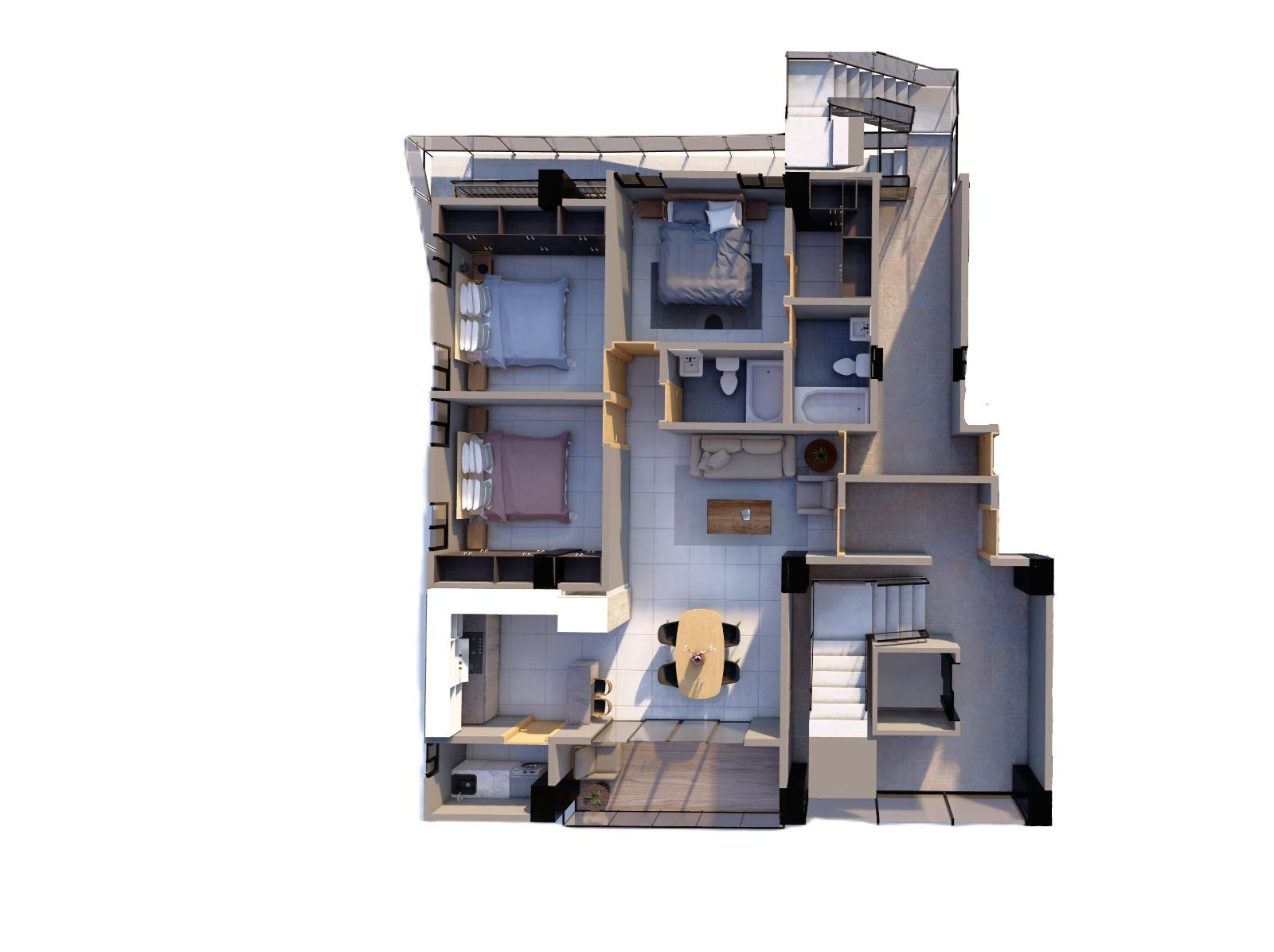 apartamentos - Torre Residencial de 7 Niveles, El Embrujo 5