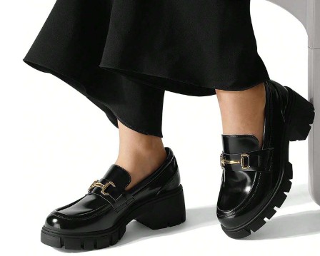 zapatos para mujer - Mocasines negros de mujer 0