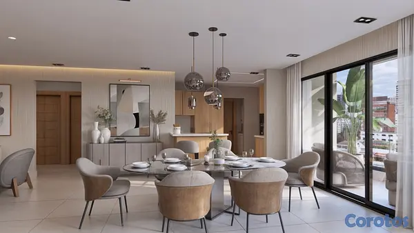 apartamentos - Apartamentos en Venta en El Millón Santo Domingo Proyecto Nuevo 2 y 3 Hab 6