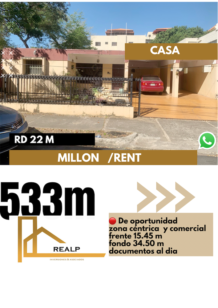 casas - Casa en venta con fines comerciales o residencial