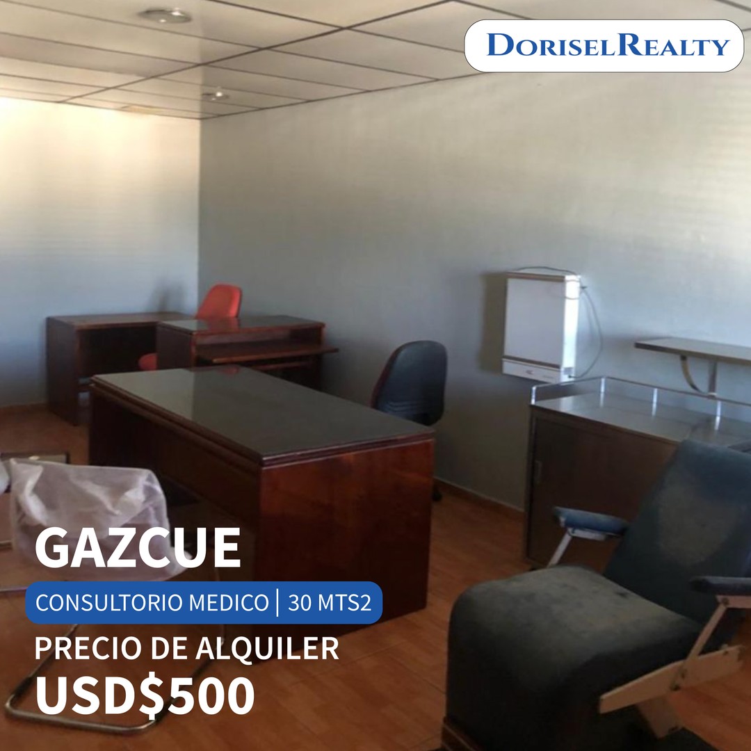 oficinas y locales comerciales - ALQUILER AMUEBLADO DE CONSULTORIO MEDICO UBICADO EN GAZCUE