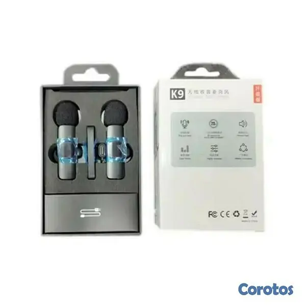 camaras y audio - Micrófono inalámbrico tipo C doble, ideal para entrevistas 3