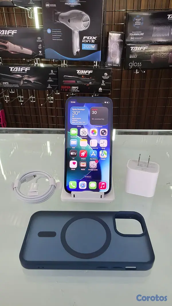 celulares y tabletas - iPhone 12 Mini 64GB Azul desbloqueado de fabrica 2
