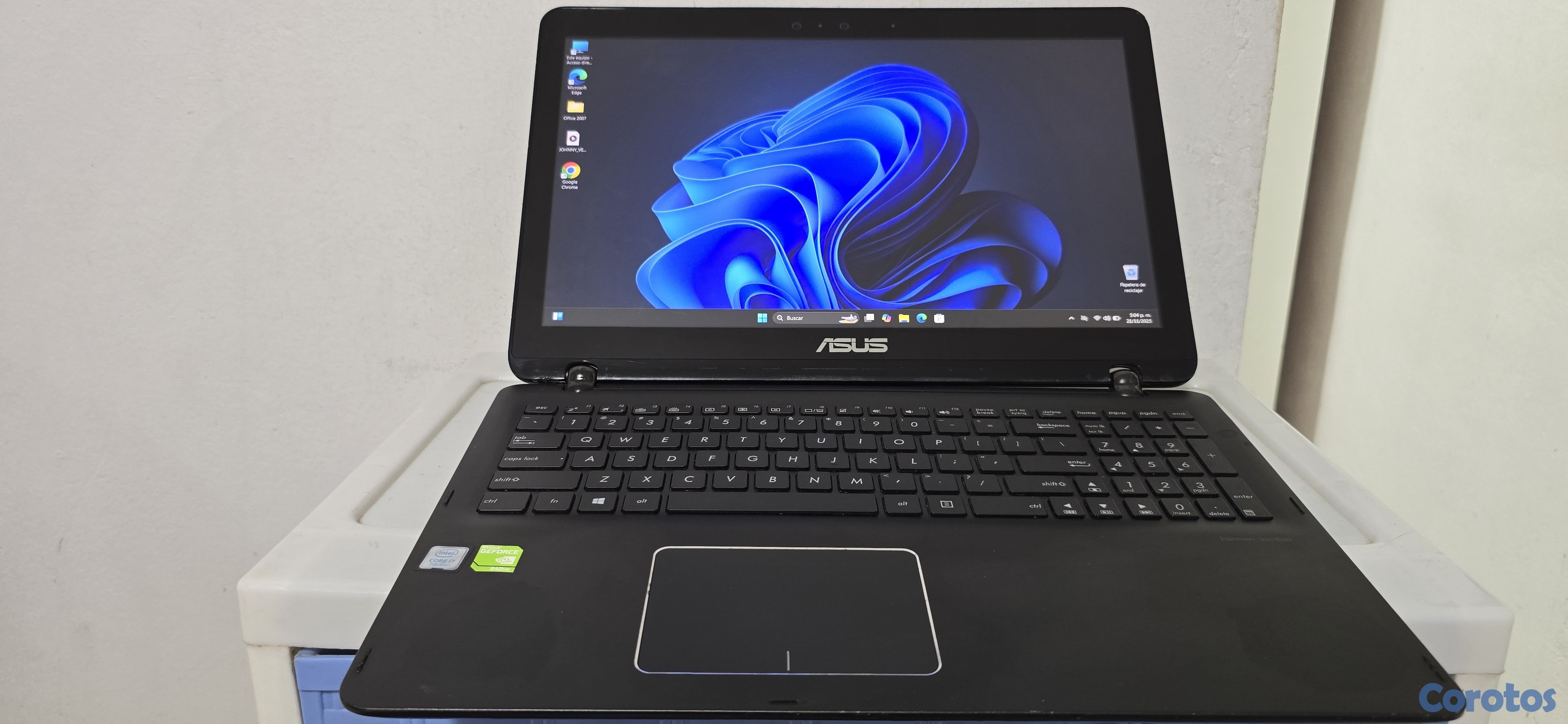 computadoras y laptops - asus Gamer 17 Pulg Core i7 2.90ghz  Ram 16gb Disco 512gb SSD Nvidea 940mx  1