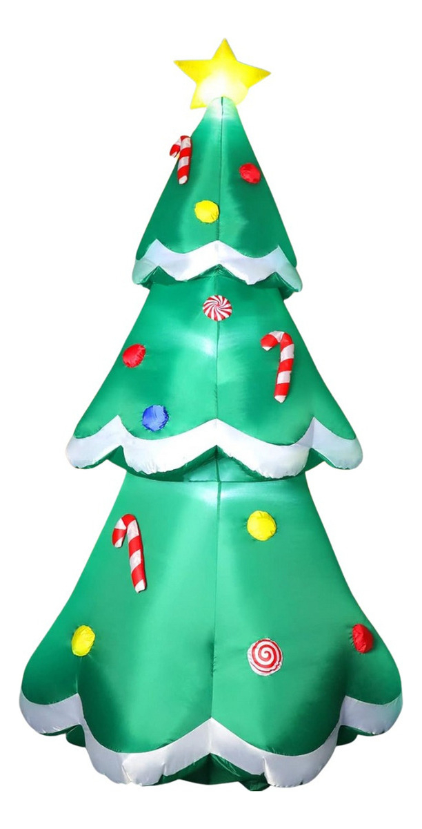 Salud y Equipamiento Médico - Inflable Arbol De Navidad De 7 Pies Luces Led Funfanso. 1