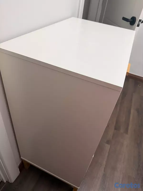 muebles y colchones - Gavetero alto blanco  6