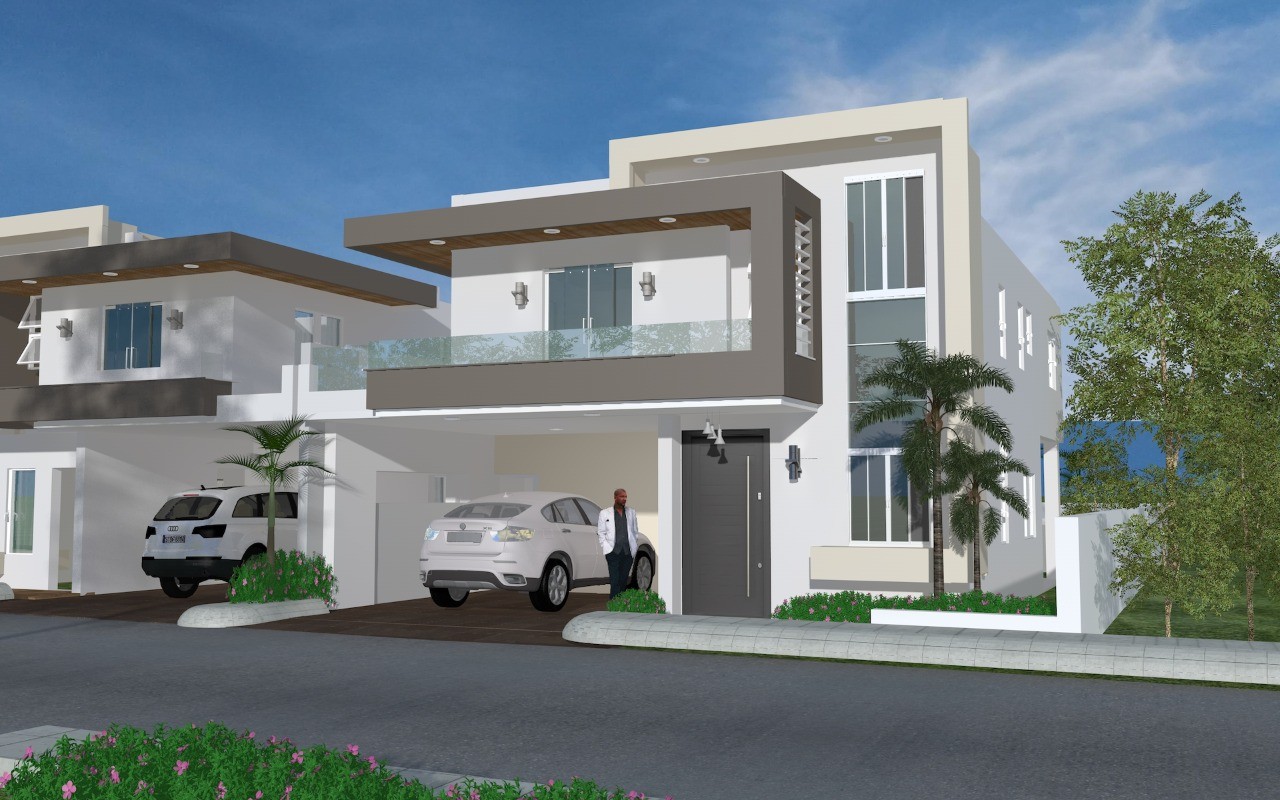 casas - Casas de dos niveles con patio, (Sanaty II)