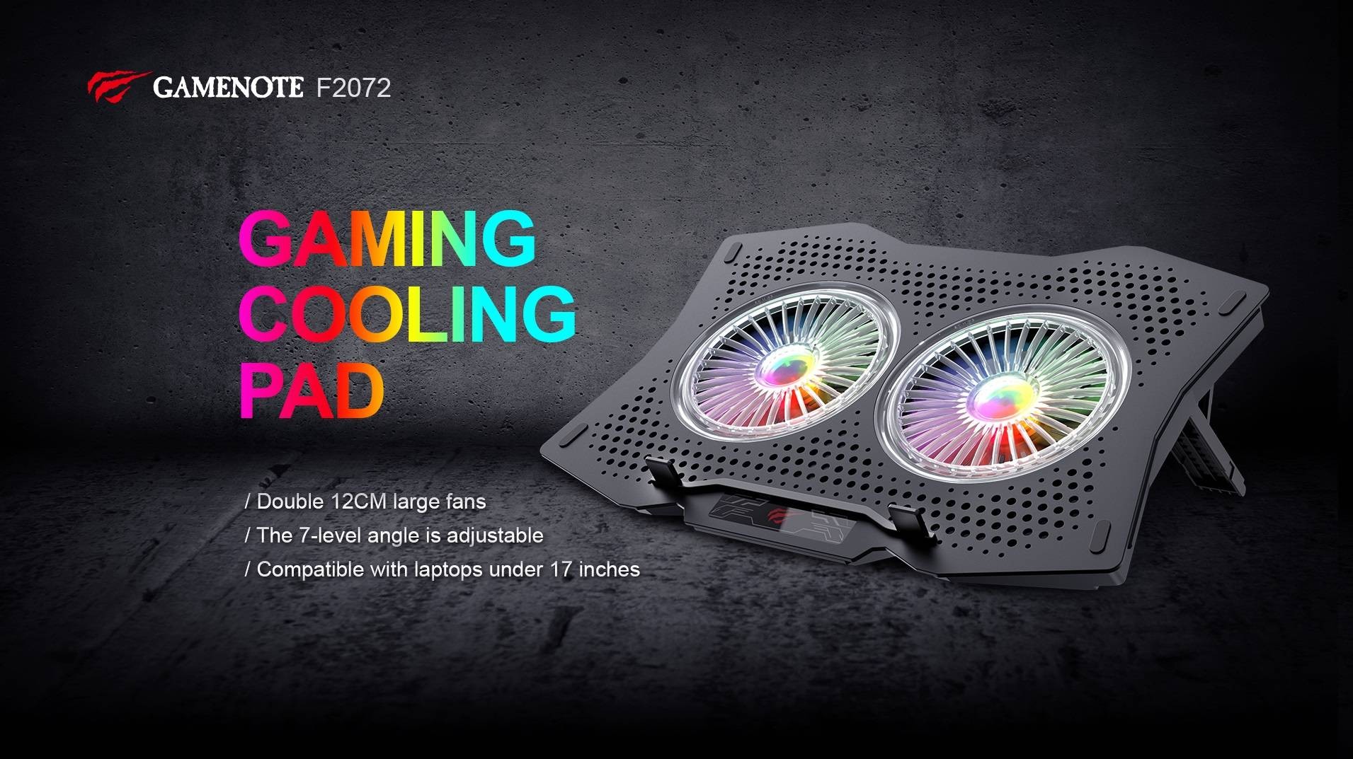 computadoras y laptops - ABANICOS DE ENFRIAMIENTOS PARA LAPTOP HASTA 17 PULGAAS GAMING COOLING PAD 2