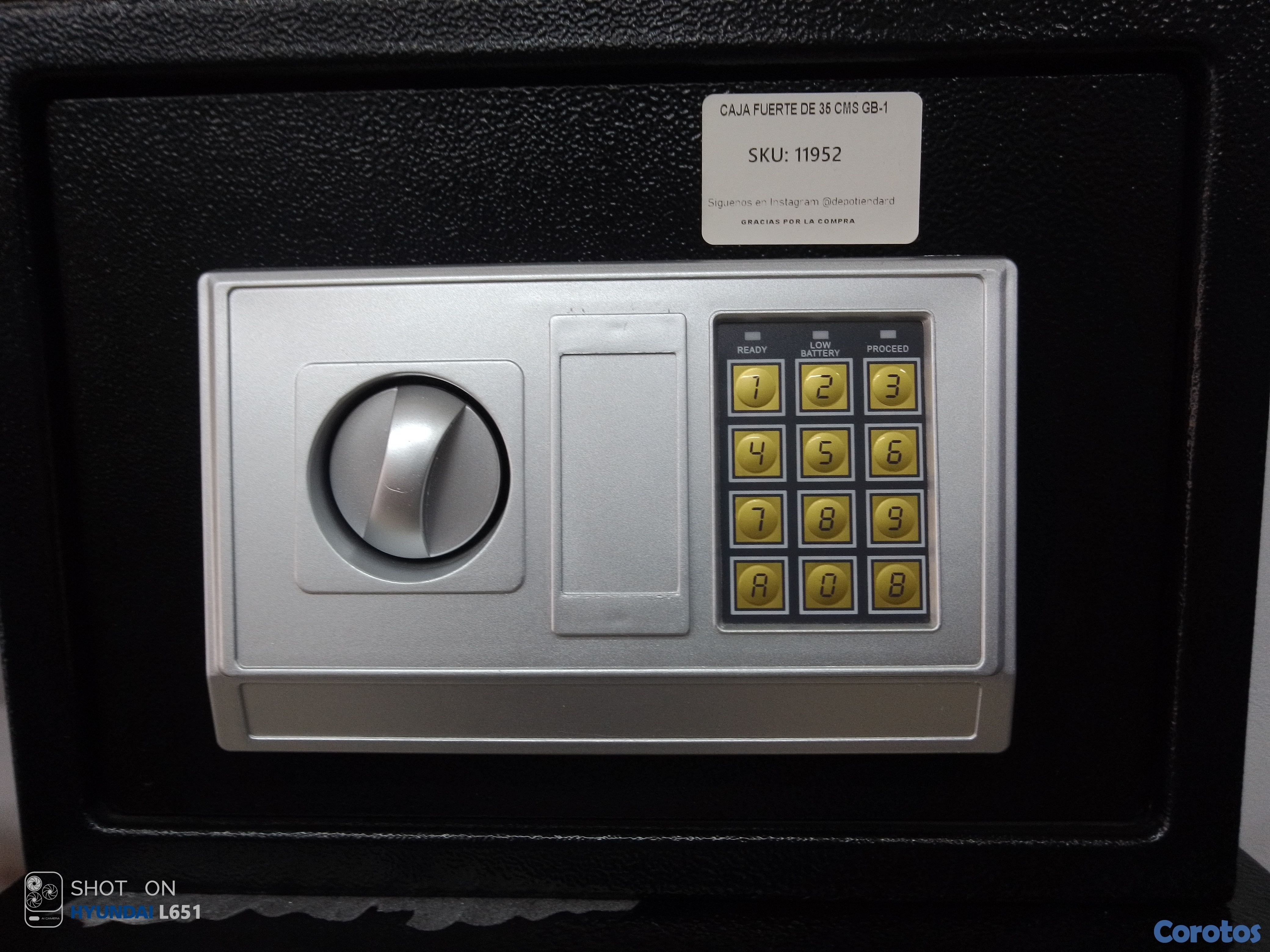 decoración y accesorios - Caja fuerte electrónica de pared GB-1 2