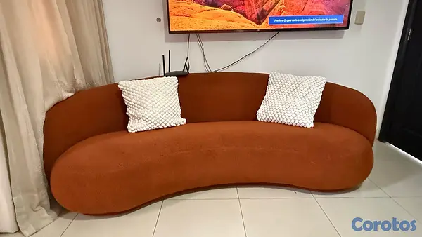 muebles y colchones - sofa de 3 personas   4