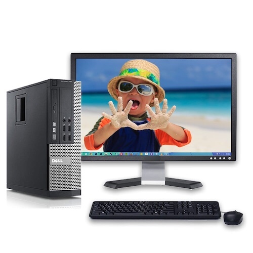computadoras y laptops - PC Completa Dell 9020 Core i5 de 4ta gen / 8gbram / 500gbdisco / Monitor Wide