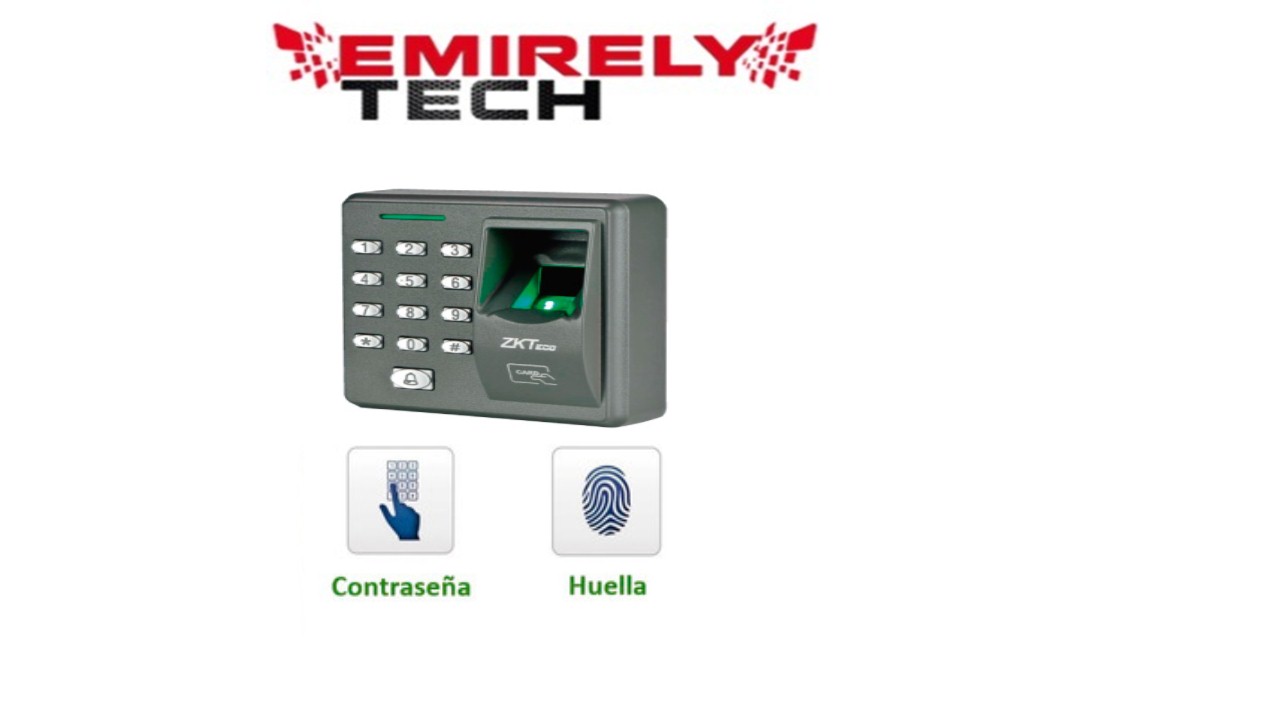 Control De Acceso Con Huella Digital Y Tarjeta Magnetica 