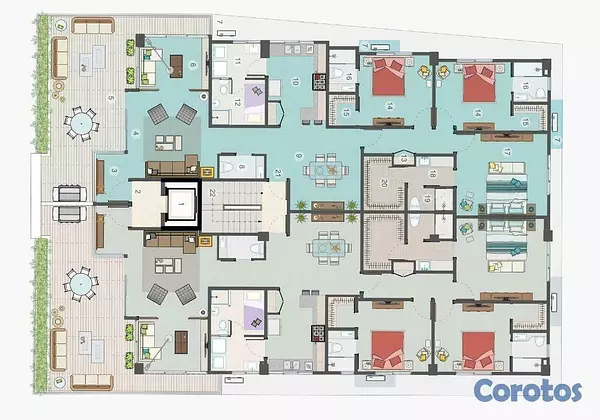 apartamentos - PROYECTO DE APARTAMENTOS EN BELLA VISTA 5