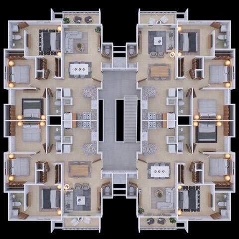 apartamentos - Proyecto residencial cerrado con áreas verdes. Bono primera vivienda 6